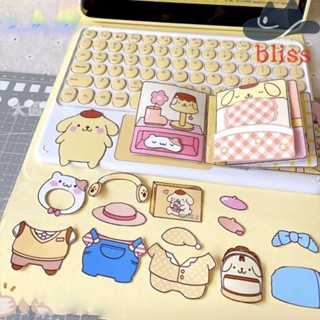 Bliss สติกเกอร์ ลายการ์ตูนชินจัง 3D DIY ของเล่นสําหรับเด็ก