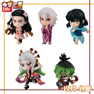 Bandai กล่องขนมไข่ ของเล่น Demon Slayer AdvergeMotion Vol 4/5 Nezuko Usui Tianyuan Set