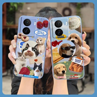 Lens package Simplicity Phone Case For VIVO IQOO Z7X Cartoon protective case Back Cover Camera all inclusive