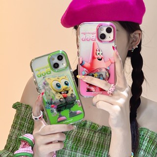 เคสโทรศัพท์มือถือ กันกระแทก ลาย Spongebob SquarePants สําหรับ iPhone 14Pro 13 12 11 Pro Max