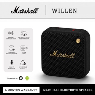 【รับประกัน6เดือน】Marshall Wilen ลำโพง Bluetooth พกพา เบสหนักๆ ลำโพงโทรศัพท์ for IOS/Android Waterproof Wireless Speaker