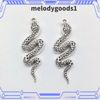 Melodygoods1 จี้งู งู งู อัลลอย สร้อยคอ สร้อยข้อมือ จี้อัลลอย สัตว์ งู งู เสน่ห์