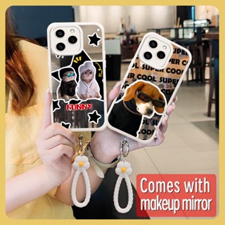 Mirror surface Soft case Phone Case For Huawei Honor60 SE luxurious originality Makeup mirror literature Liquid silicone