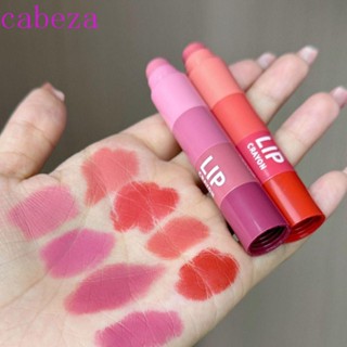 Cabeza 4 in 1 ชุดลิปสติก ลิปกลอส เนื้อแมตต์ กํามะหยี่ กันน้ํา ไม่ติดถ้วย ให้ความชุ่มชื้น