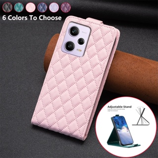 เคสโทรศัพท์มือถือหนัง ฝาพับ กันกระแทก พร้อมช่องใส่บัตร สําหรับ Xiaomi Redmi Note 12 Pro Plus Note12Pro Note12 4G 5G