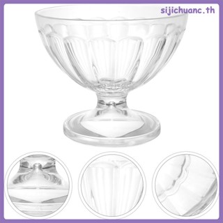 Sijichuanc.th ถ้วยพลาสติกอะคริลิคใส สําหรับใส่ไอศกรีม ขนมหวาน