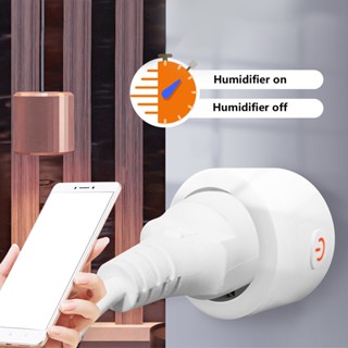 Orichi Machinery WiFi Smart Plug Remote Timing Control รองรับการควบคุมด้วยเสียง BT ซ็อกเก็ตเต้ารับ WIFI สำหรับ Tuya 10A 2 ขา EU Standard 90‑240V