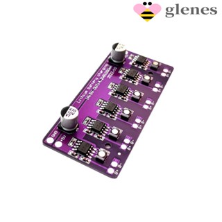 Glenes บอร์ดโมดูลชาร์จวงจร PCB 6 ทาง ไม่มีโพลิเมอร์ป้องกัน สําหรับแบตเตอรี่ลิเธียม 18650