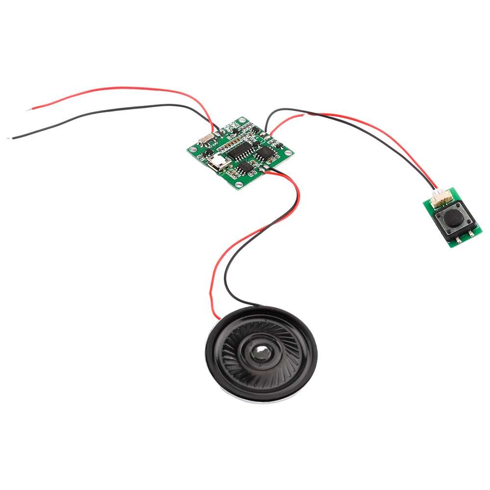 โมดูลการ์ดอวยพรเสียงหน่วยความจํา 8M DIY เพลงบันทึกเสียงเครื่องเล่นชิปโมดูล