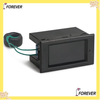 Forever โวลต์มิเตอร์แอมมิเตอร์ไฟฟ้า หน้าจอ LCD พลาสติก 80-300V 100A สีดํา ทองแดง