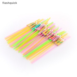 Flashquick หลอดดูดน้ําผลไม้ ค็อกเทล ชายหาด ปาร์ตี้ ร่ม พลาสติก หลอดดื่ม ดี 50 ชิ้น