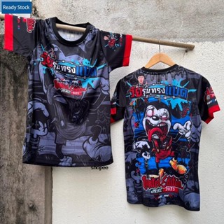 เสื้อยืดลําลอง พิมพ์ลายการ์ตูน Baju Viral Thailand 3D สําหรับผู้ชาย และผู้หญิง 2023 XS 3XL