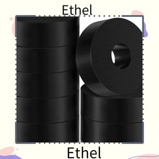 Ethel1 แหวนรองยาง ทรงกลม 1 นิ้ว OD x 3/8 นิ้ว ID x 1/2 นิ้ว กันสั่น สีดํา อเนกประสงค์ อุปกรณ์เสริม สําหรับบ้าน และรถยนต์ 8 ชิ้น