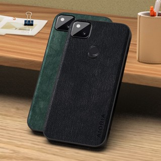 เคสโทรศัพท์มือถือหนัง ลายไม้ สําหรับ google Pixel 5 5a 4a 4 xl 5G funda coque 4a 4 xl 5 5a