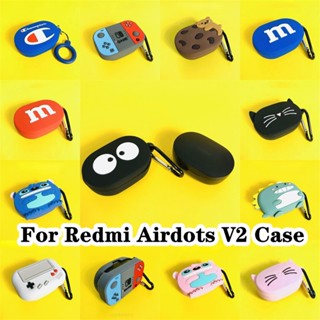 พร้อมส่ง! เคสหูฟัง แบบนิ่ม ลายการ์ตูน สําหรับ Redmi Airdots V2 Redmi Airdots V2