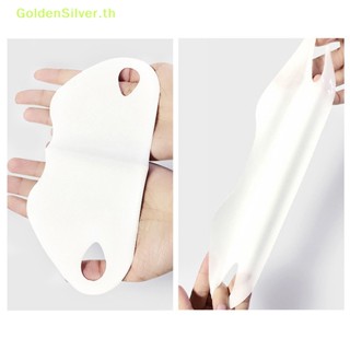 Goldensilver หน้ากากยกกระชับใบหน้า แก้ม คาง รูปตัว V สีเงิน 1 5 ชิ้น