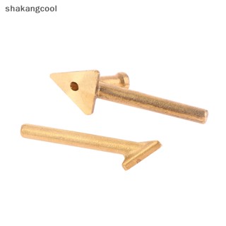 Shakangcool หัวแร้งบัดกรีพลาสติก ทองแดง หัวสามเหลี่ยม 16 มม. 20 มม. อุปกรณ์เสริม สําหรับเชื่อมพลาสติก หนัง 1 ชิ้น SGL