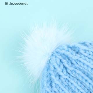 [little.coconut] หมวกบีนนี่ถัก ขนาดเล็ก สําหรับตกแต่งบ้านตุ๊กตา 1/6