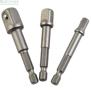 【Big Discounts】Socket Bit Adapter Drill Bits Socket Adapter Kit 3pcs Drill Socket Adapter#BBHOOD