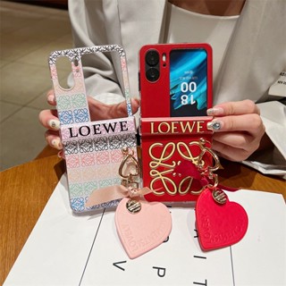 เคสโทรศัพท์มือถือ ป้องกันกระแทก แบบหน้าจอพับได้ แต่งจี้ แบบสร้างสรรค์ สําหรับ Oppo Find N2