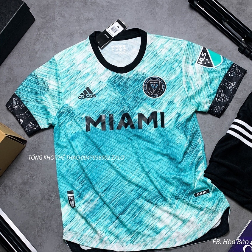 Inter Miami Blue 2022 เสื้อฟุตบอล ผ้าโพลีเอสเตอร์ พร้อมส่งภายใน 48 ชั่วโมง