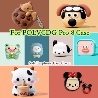 【Case Home】เคสหูฟัง แบบนิ่ม ลายการ์ตูนแอนิเมชั่น สําหรับ POLVCDG Pro 8 POLVCDG Pro 8