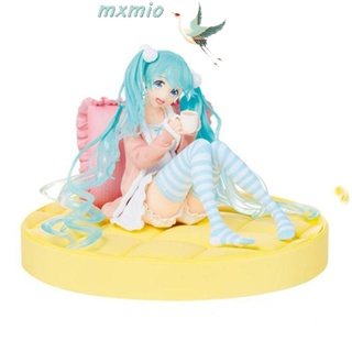 Mxmio โมเดลตุ๊กตาฟิกเกอร์ Miku Hatsune ดอกซากุระน่ารัก ขนาด 12 ซม. สําหรับเก็บสะสม