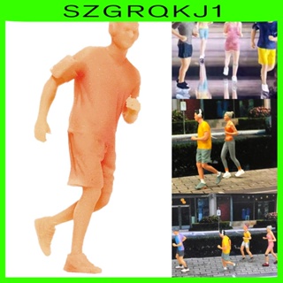 [szgrqkj1] โมเดลฟิกเกอร์เรซิ่น สเกล 1:64 ขนาดเล็ก สําหรับตกแต่งภูมิทัศน์ รถไฟ DIY