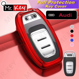 【Mr.Key】เคสกุญแจรีโมตรถยนต์ สําหรับ Audi A4 S4 A5 S5 A6 S6 A7 S7 A8 S8 Q5