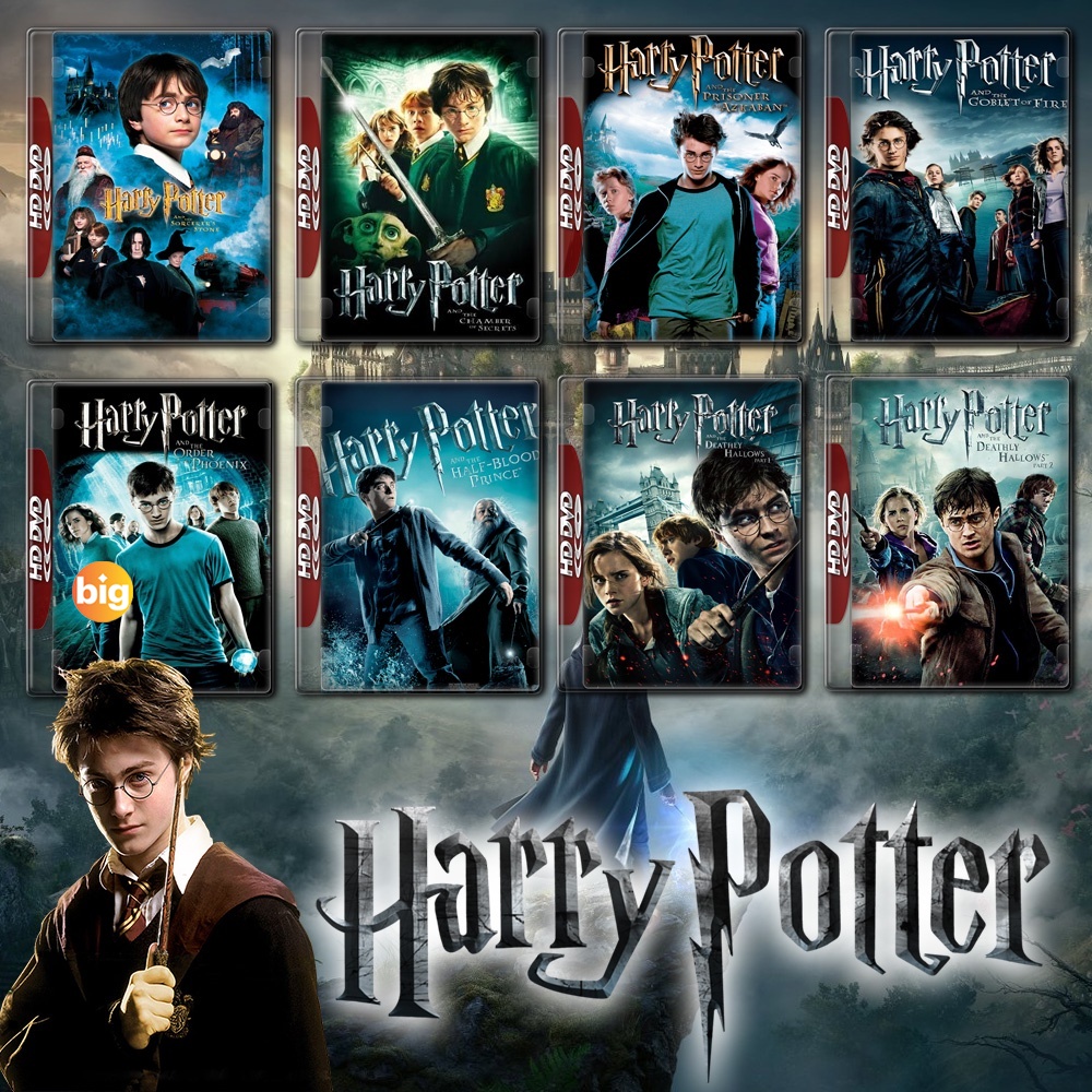 แผ่น 4K หนังใหม่ Harry Potter (รวม 8 ภาค) 4K Master เสียงไทย (เสียง ไทย/อังกฤษ | ซับ ไทย/อังกฤษ) หนั