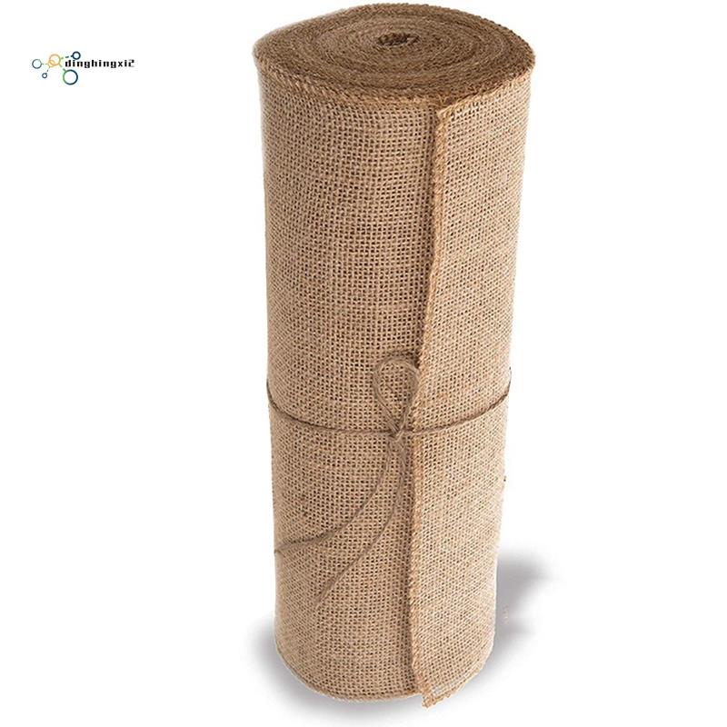 ผ้ากระสอบ Doily Roll 30 ซม. X275 ซม. ผ้าห่ม กันลื่น ไม่เป็นขุย ออกแบบขอบ ผ้ากระสอบ ม้วนผ้า สําหรับงานแต่งงาน ผ้าปูโต๊ะ ตกแต่ง งานฝีมือ