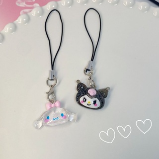 Kawaii Sanrio Kuromi กระเป๋าเป้สะพายหลัง ห้อยจี้ตุ๊กตา My Melody Cinnamoroll