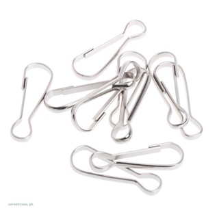 【seve*】อะไหล่ตะขอสเตนเลส สําหรับแขวนของเล่นนกแก้ว 10 แพ็ค