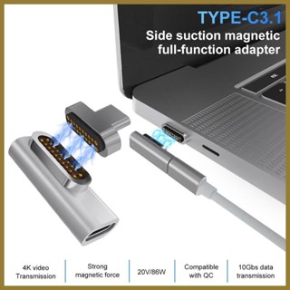 อะแดปเตอร์ชาร์จ USB C 20pins PD 86W 4K 10Gbps ส่งข้อมูลวิดีโอ ความเร็วสูง USB C 3.1