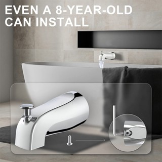 Bathtub Faucet Bathtub Spout Spout Lower Outlet Faucet Slip-on Diverter