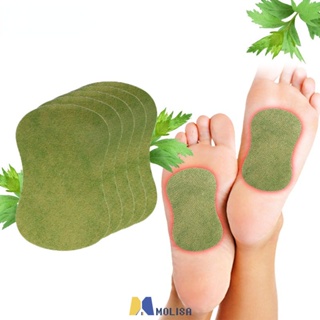 16pcs Detoxification Wormwood Foot Patch บรรเทาอาการปวดพลาสเตอร์บรรเทาความเครียดช่วย Sleeping Detox Foot Pad MOLISA MOLISA