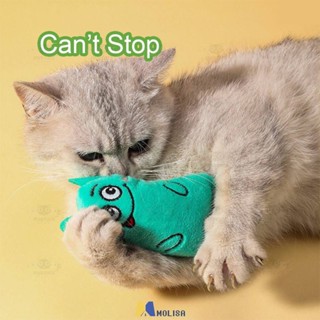 Catnip Chewing ของเล่น Funny Interactive Plush สำหรับแมว MOLISA MOLISA