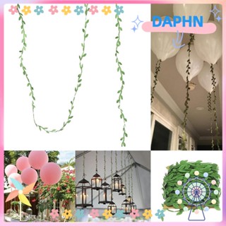 Daphs ริบบิ้นผ้าไหม รูปใบไม้ 5 เมตร 20 เมตร สําหรับตกแต่งบ้าน DIY