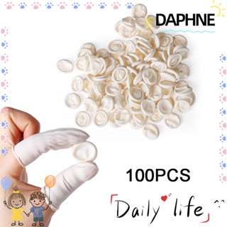 Daphne ถุงมือยาง กันลื่น สําหรับป้องกันนิ้วมือ 100 ชิ้น