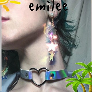 Emilee ต่างหูระย้า รูปดาว ประดับเลื่อมเลเซอร์ แวววาว หลากสี ของขวัญ สําหรับผู้หญิง