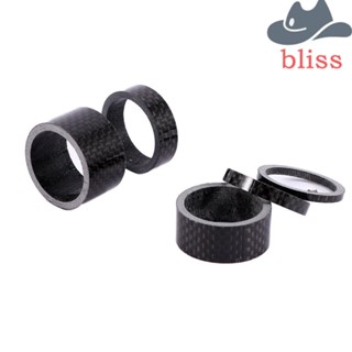 Bliss สเปเซอร์ถ้วยคอจักรยาน คาร์บอนไฟเบอร์ 28.6 มม. 1-1/8 นิ้ว 1 ชิ้น 5 ชิ้น