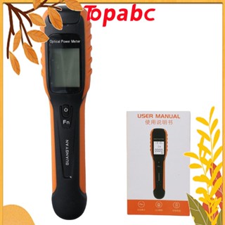 Top เครื่องทดสอบสายไฟเบอร์ออปติก -70~+6 dBm แบตเตอรี่ลิเธียม 400mAh ชาร์จได้ ยาว 9 คลื่น 2.5 มม.