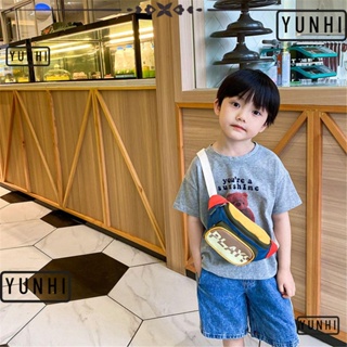 Yunhi กระเป๋าคาดเอว ผ้าไนล่อน สําหรับเด็กวัยหัดเดิน เด็กผู้หญิง เด็กผู้ชาย