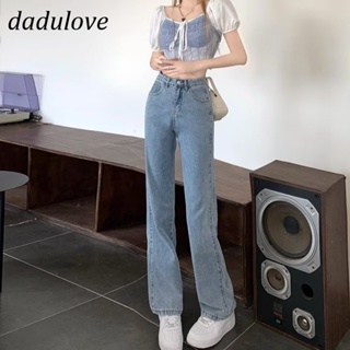 DaDulove💕 New American Ins High Street Retro Jeans Niche High Waist Wide Leg Pants Large Size Trousers