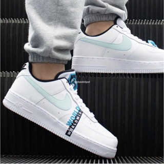 Nike Air Force 1 LV8 รองเท้าแฟชั่น สีขาว สีฟ้า สําหรับผู้หญิง CK6924-100