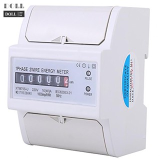 ⭐24H SHIPING ⭐Digital single phase 2 Wire DIN-Rail 10(40) A Electronic KWh Energy Meter