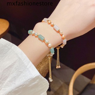 Mxfashione สร้อยข้อมือ ประดับมุก หรูหรา สไตล์เกาหลี สําหรับผู้หญิง