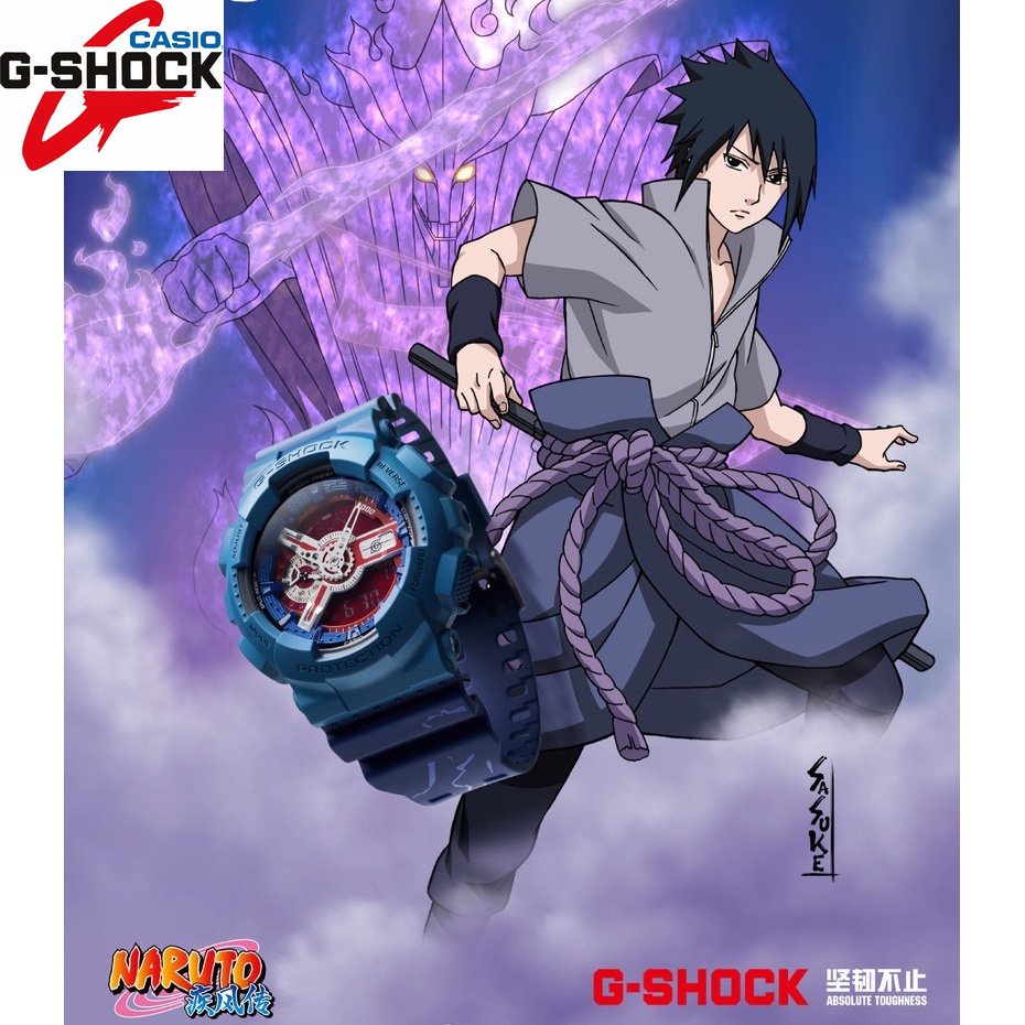 G*//shock GA-110SAS21-2PFN Naruto Sports Watch นาฬิกาผู้ชายนาฬิกาผู้หญิงเรซิ่นสายนาฬิกา W258