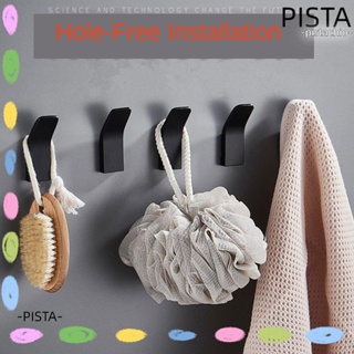 Pista ตะขอแขวนเสื้อผ้า อลูมิเนียม กันสนิม สําหรับห้องครัว ห้องน้ํา