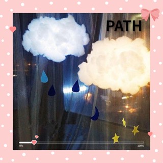 Path โคมไฟแขวน ผ้าฝ้าย รูปก้อนเมฆ แฟชั่น ของขวัญวันเกิด สําหรับเด็ก